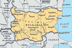 Bulgaria map