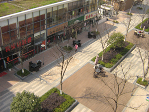 Aerial view of the property