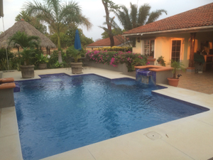 Swimming pool and patio