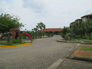 Entrance to the town center