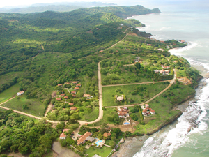 Aerial view of Rancho Santana