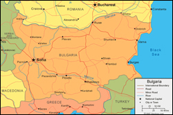 Bulgaria Map