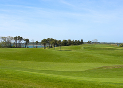 View of golf course fairway
