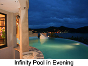 Infinity Pool in Evening